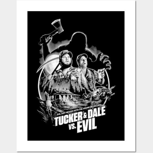 Tucker And Dale Wall Art by CosmicAngerDesign